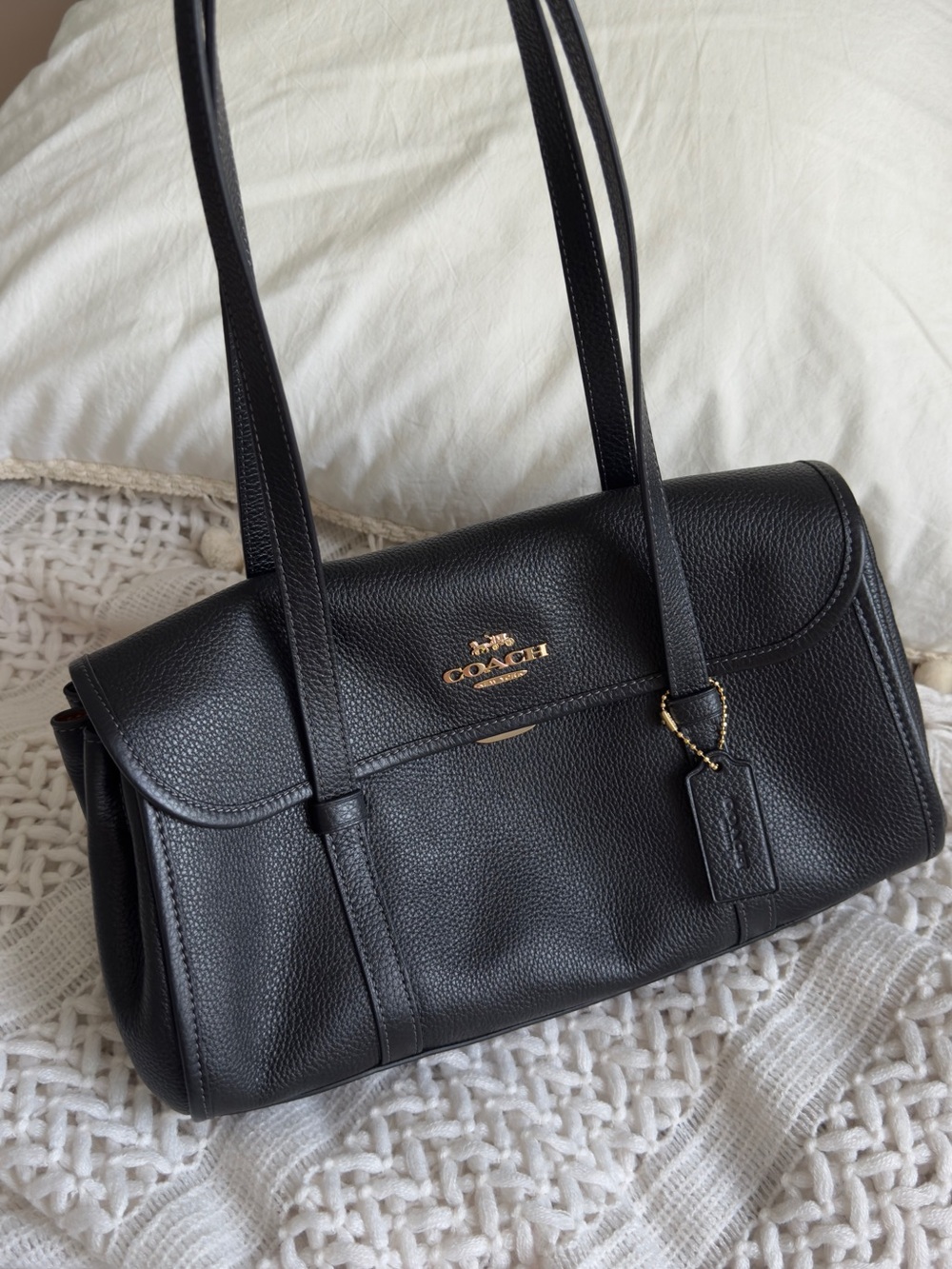 Coach Bridget Shoulder Bag - Classic Pebbled Leather